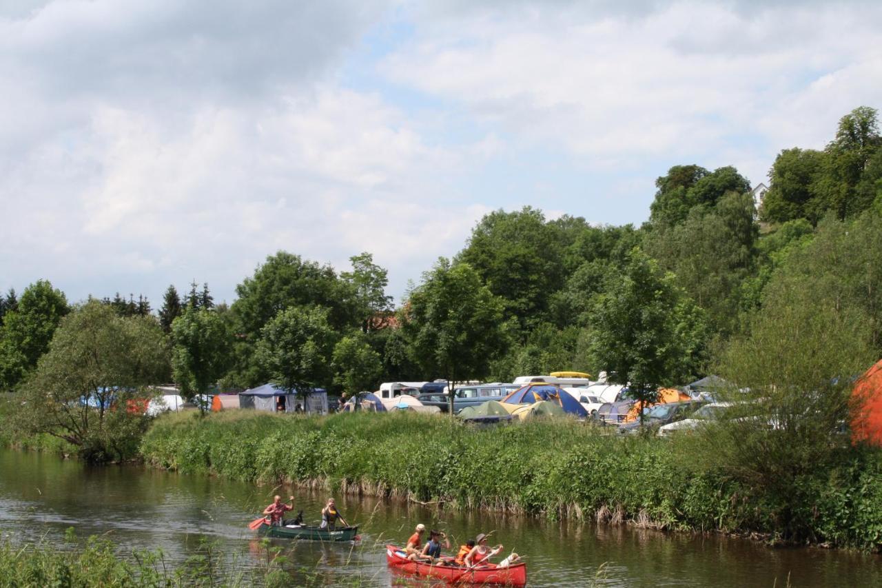 Ferienwohnungen Am Campingplatz Trendelburg Εξωτερικό φωτογραφία